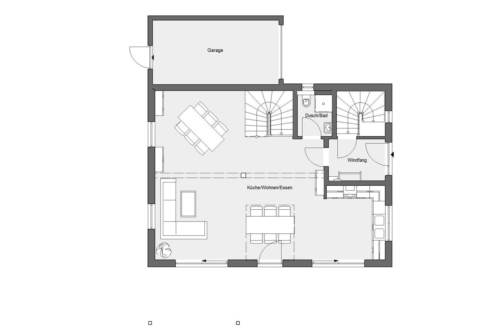 Kreatives Fertighaus E 15 155 3 Schworerhaus