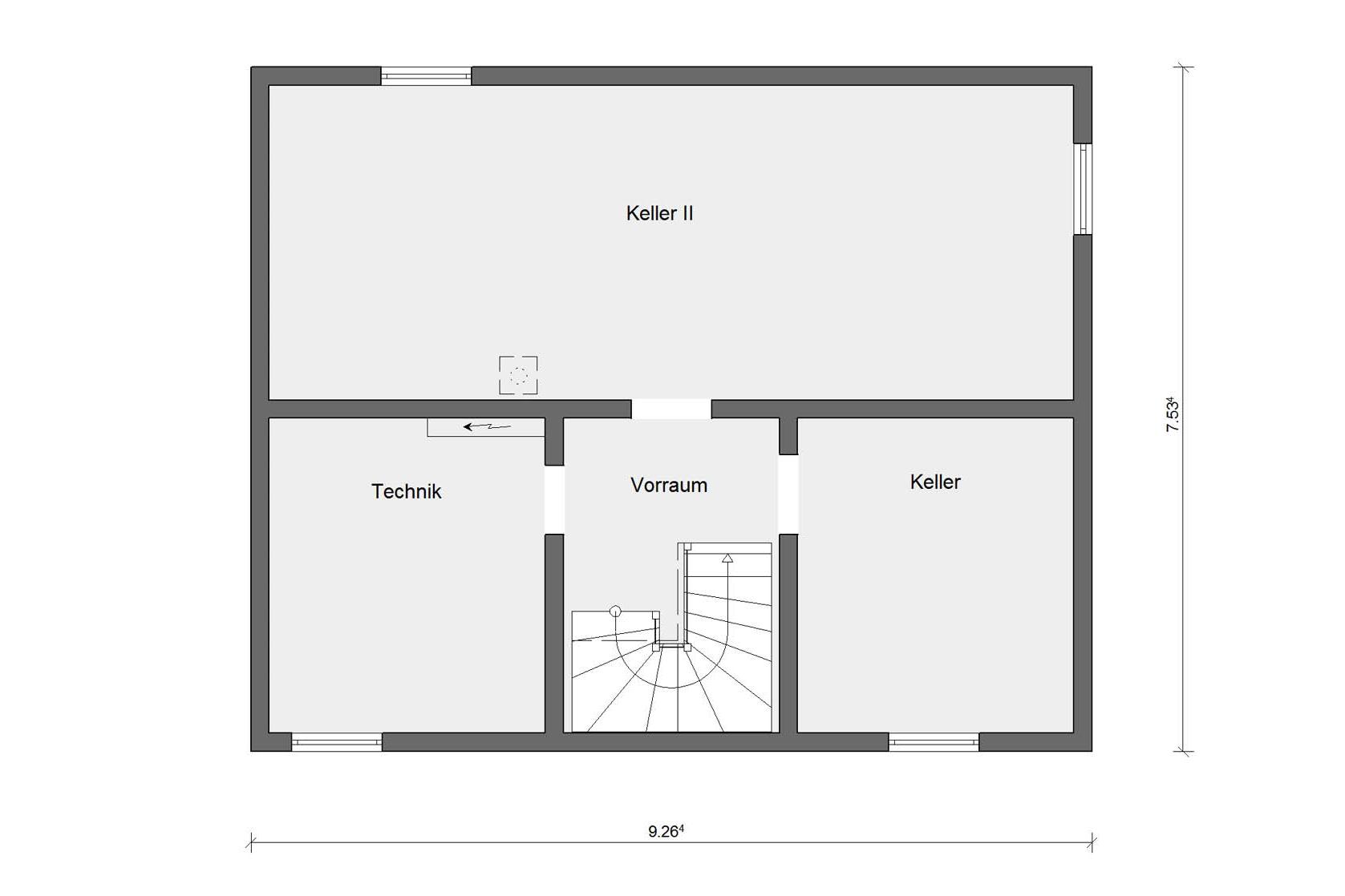 Kompaktes Einfamilienhaus E 15123.5 SchwörerHaus