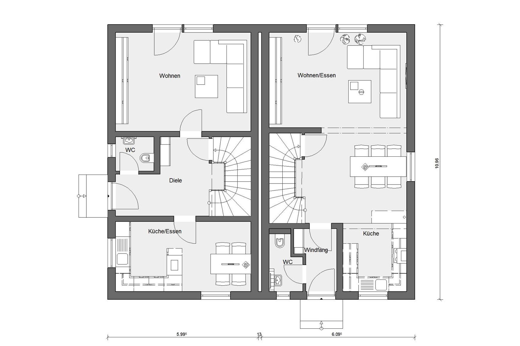 Famous Small Semi Detached House Plans